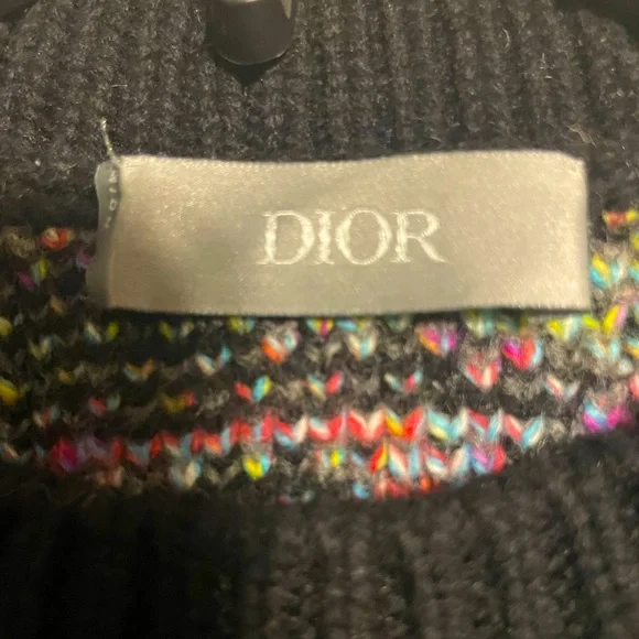 Dior Oblique Black/Rainbow Knitted Sweater